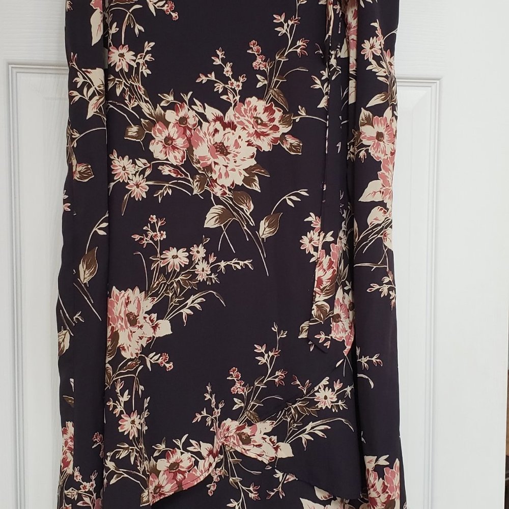 41 Hawthorn Skirt Golda Faux Wrap Midi Skirt